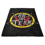 Rip and Tear - Fleece Blanket