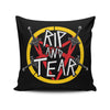 Rip and Tear - Throw Pillow