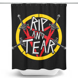 Rip and Tear - Shower Curtain