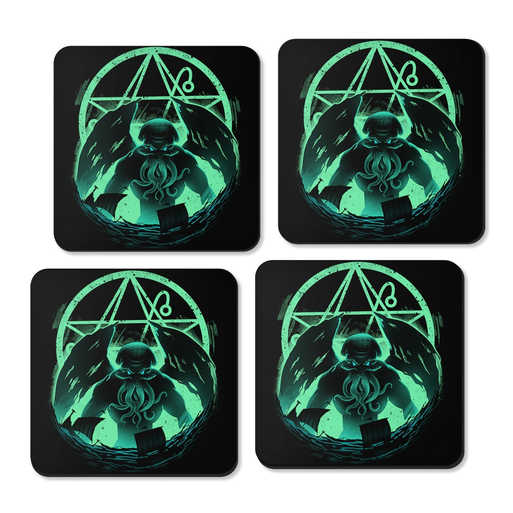 Rise of Cthulhu - Coasters