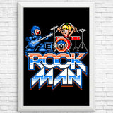 Rock, Man! - Posters & Prints