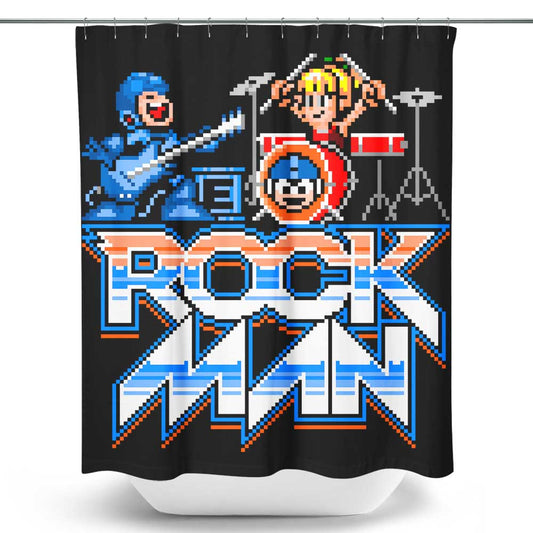 Rock, Man! - Shower Curtain