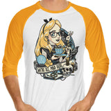 Rocker Alice - 3/4 Sleeve Raglan T-Shirt