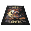 Rogue at Your Service - Fleece Blanket