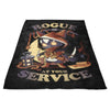 Rogue at Your Service - Fleece Blanket