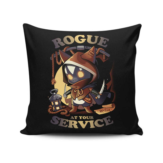 Rogue at Your Service - Throw Pillow