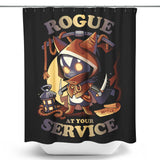Rogue at Your Service - Shower Curtain