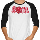 Roll - 3/4 Sleeve Raglan T-Shirt