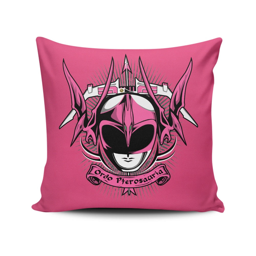 Rosea Ordo Pterosauria - Throw Pillow