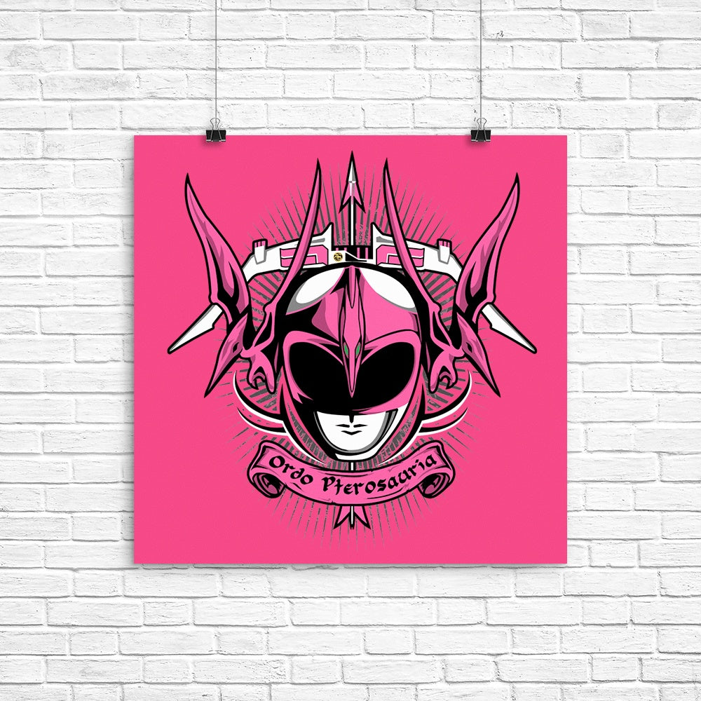 Rosea Ordo Pterosauria - Poster