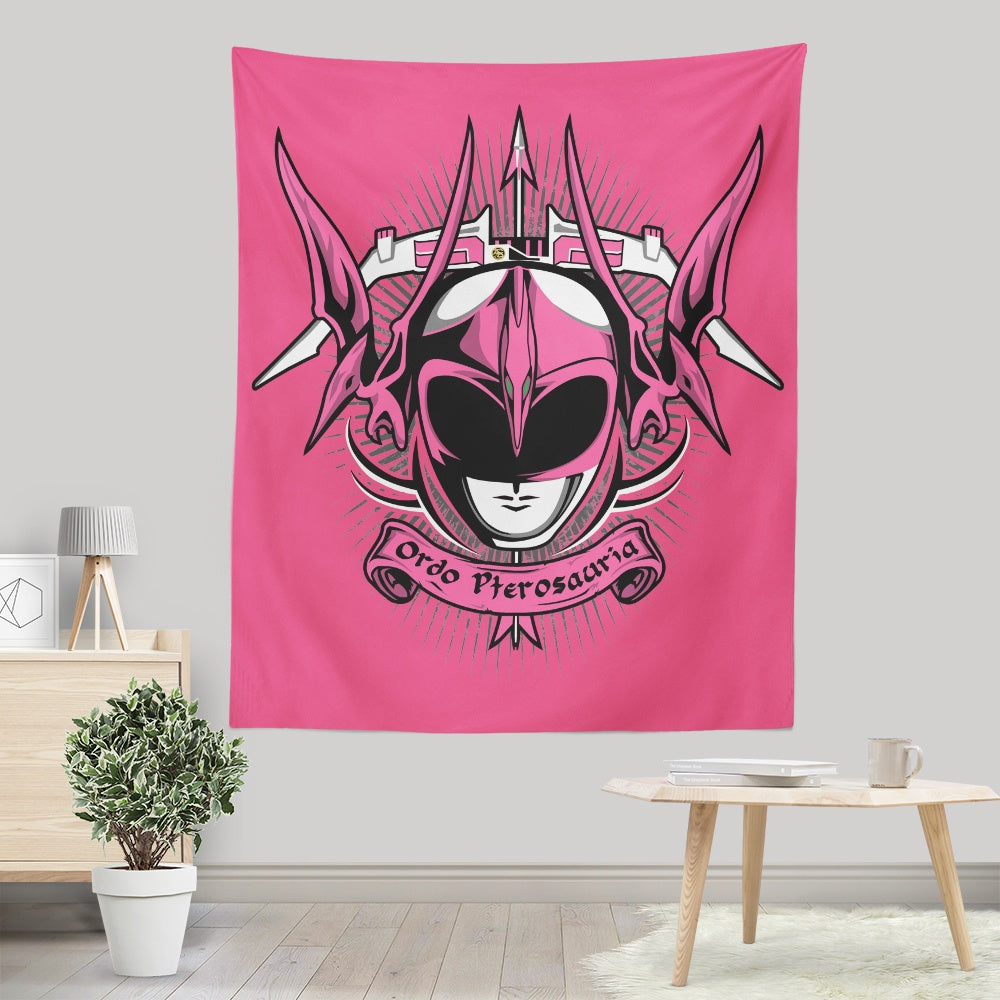 Rosea Ordo Pterosauria - Wall Tapestry