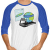 Round Earth - 3/4 Sleeve Raglan T-Shirt