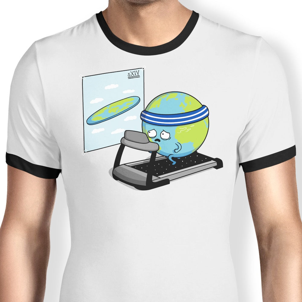 Round Earth - Ringer T-Shirt