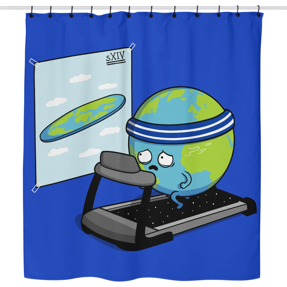 Round Earth - Shower Curtain