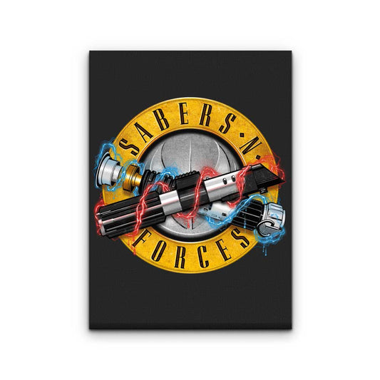 Sabers N' Forces - Canvas Print