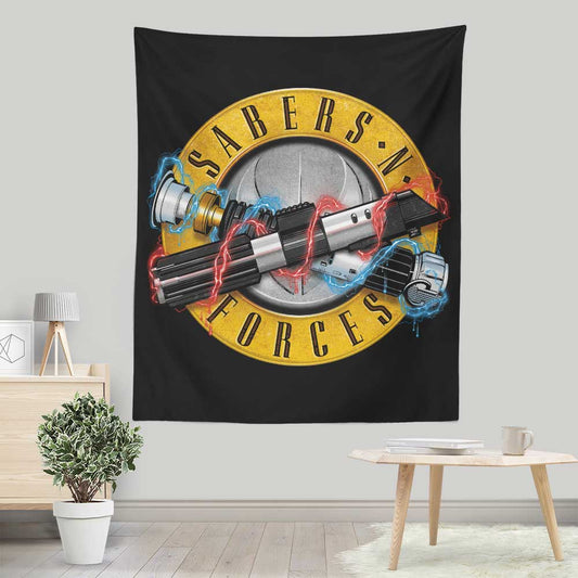 Sabers N' Forces - Wall Tapestry