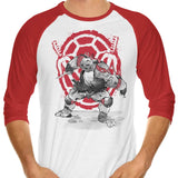 Sai Sumi-e - 3/4 Sleeve Raglan T-Shirt