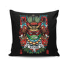 Samurai Brawler - Throw Pillow