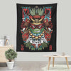 Samurai Brawler - Wall Tapestry