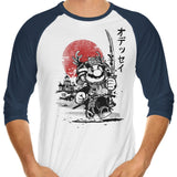 Samurai Odyssey - 3/4 Sleeve Raglan T-Shirt