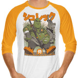 Samurai Shurekku - 3/4 Sleeve Raglan T-Shirt