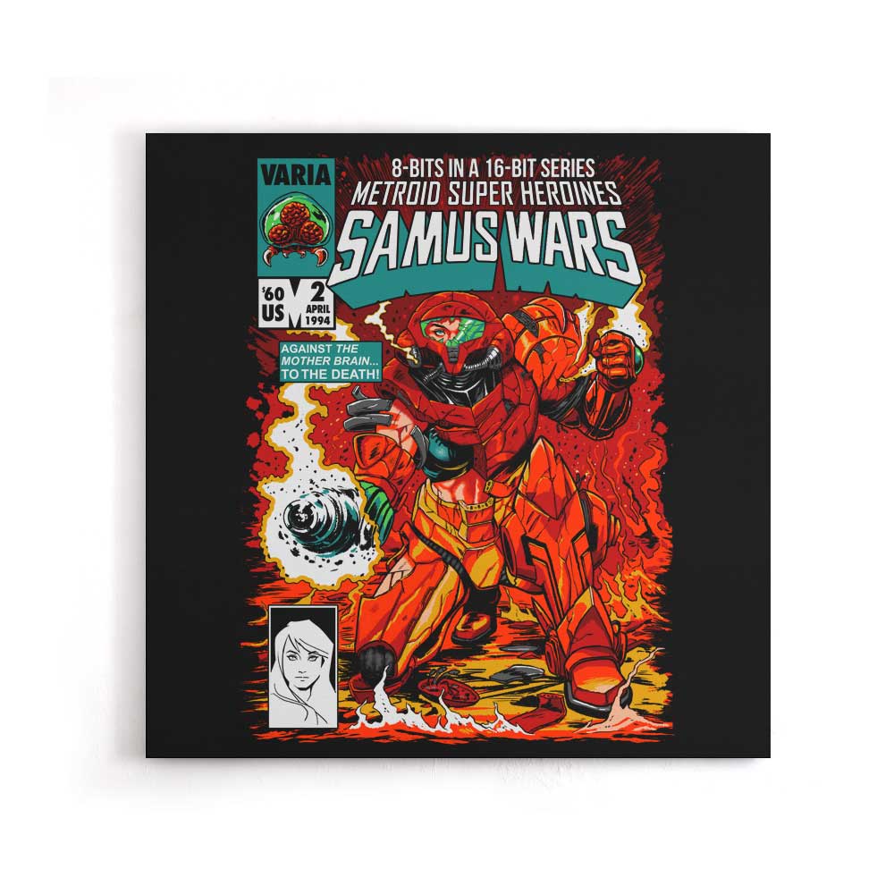 Samus Wars - Canvas Print