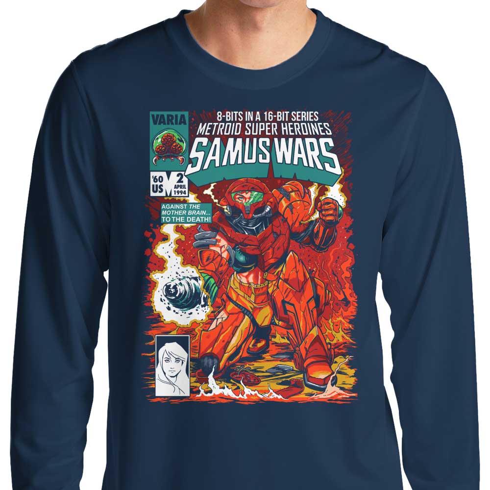 Samus Wars - Long Sleeve T-Shirt