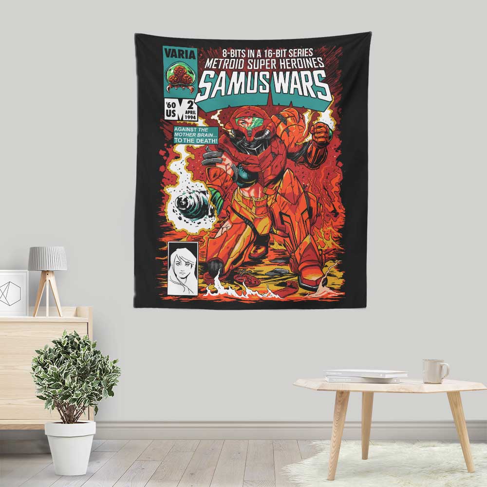 Samus Wars - Wall Tapestry