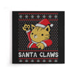 Santa Claws - Canvas Print