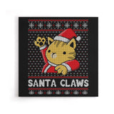 Santa Claws - Canvas Print