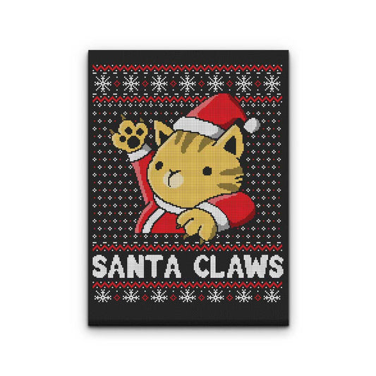 Santa Claws - Canvas Print