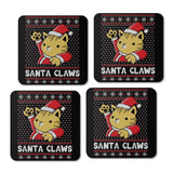 Santa Claws - Coasters