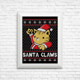Santa Claws - Posters & Prints