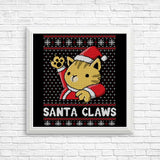 Santa Claws - Posters & Prints
