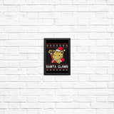 Santa Claws - Posters & Prints