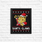 Santa Claws - Posters & Prints