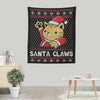 Santa Claws - Wall Tapestry