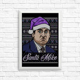 Santa Mike - Posters & Prints