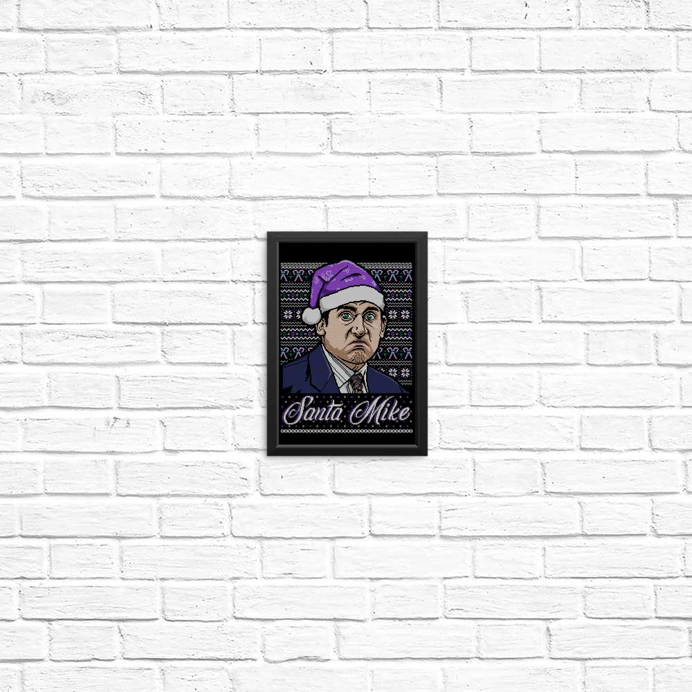 Santa Mike - Posters & Prints