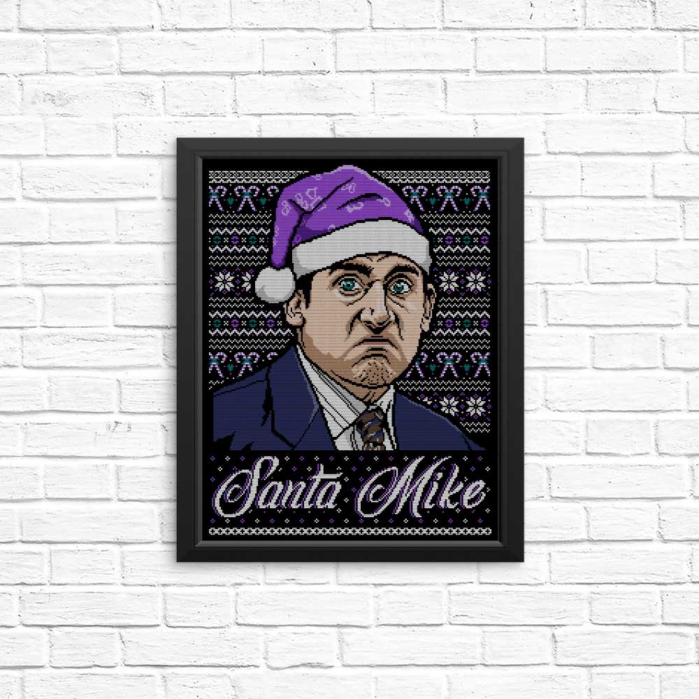 Santa Mike - Posters & Prints