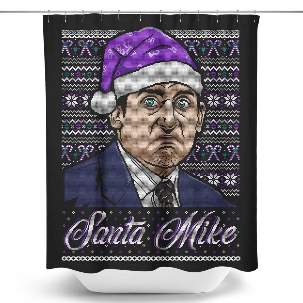 Santa Mike - Shower Curtain