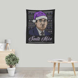 Santa Mike - Wall Tapestry