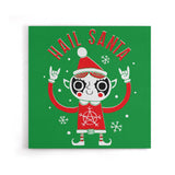 Santa Worship - Canvas Print