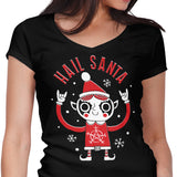 Santa Worship - Women's V-Neck