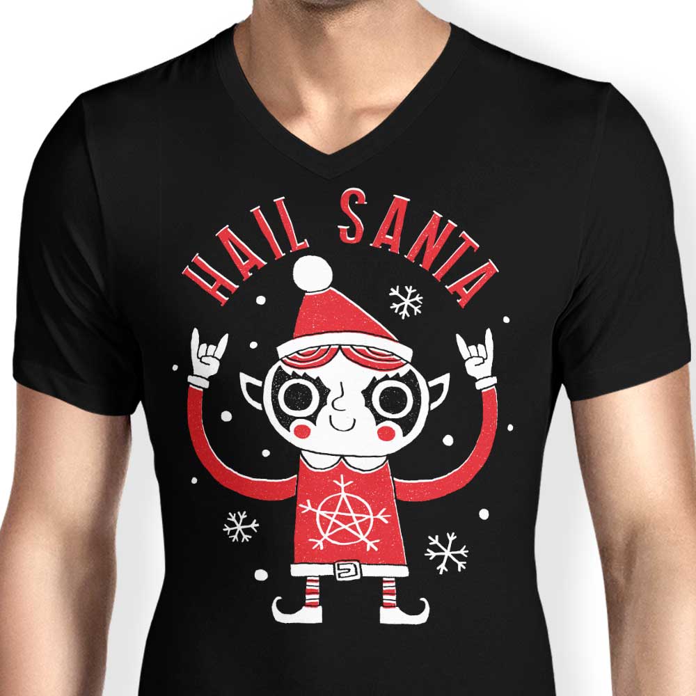 Santa Worship - Men's V-Neck