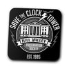 Save the Clock Tower - Coasters