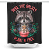 Save the Galaxy - Shower Curtain