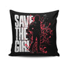 Save the Girl - Throw Pillow