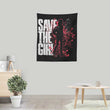 Save the Girl - Wall Tapestry