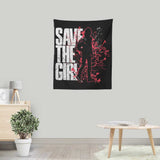 Save the Girl - Wall Tapestry